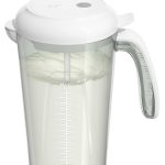 Grownsy 32OZ Baby Formula Mixer Pitcher, Rechargeable Electric Formula Mixing Pitcher, Automatically Mixing for Formula Powder Without Air Bubbles or Lumping,BPA Free,Easy to Clean
